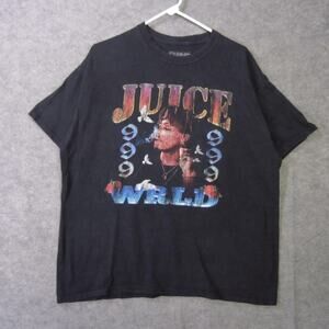 Juice WRLD Shirt Mens XL Black 999 Graphic Rap Tee Hip Hop Music Streetwear
